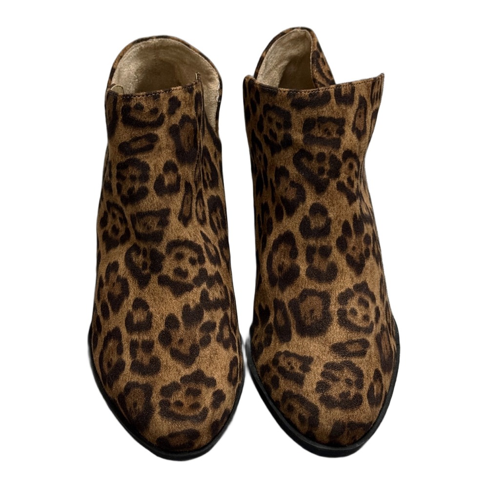 LifeStride Payton 2 Leopard Print Ankle Booties Size 10